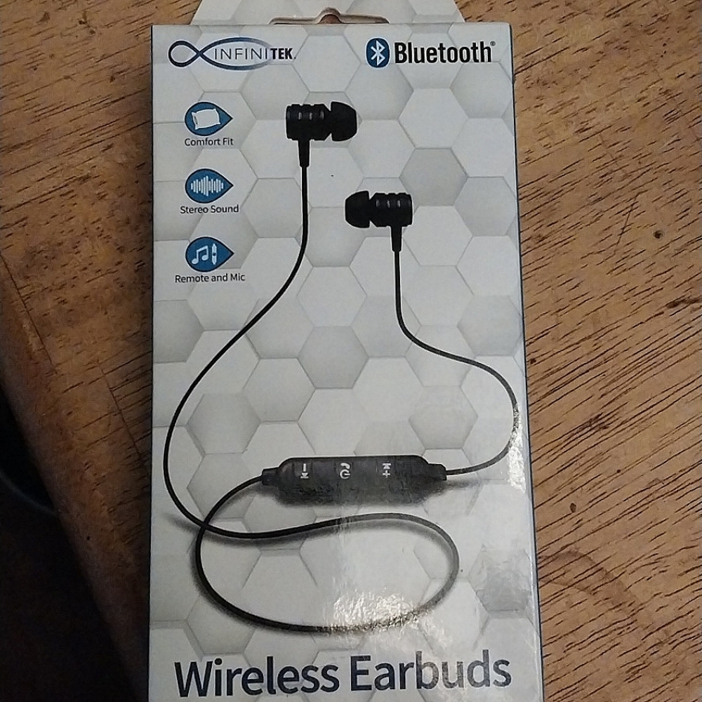 Infinitek Bluetooth Wireless Earbuds (case of 5)